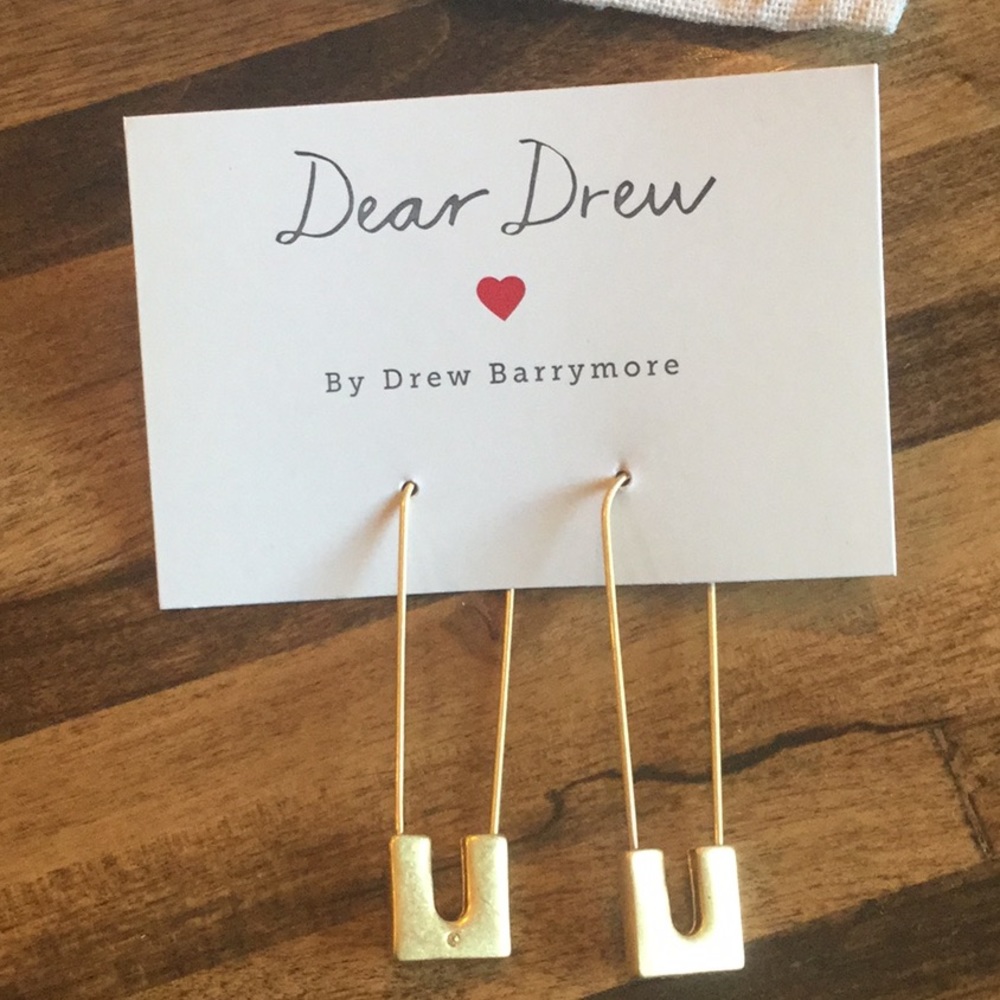 Safety Pin Earrings by Dear Drew